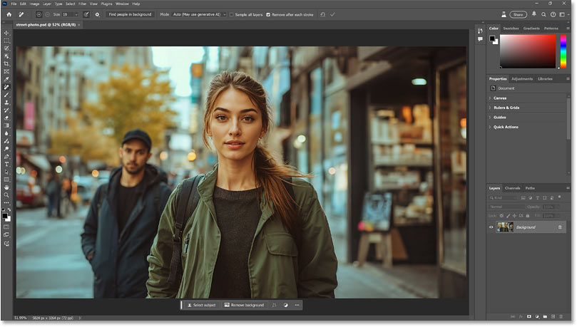 Novidades no Photoshop 2025: usando a ferramenta Remover com IA generativa | ::Tutoriais Photoshop::
